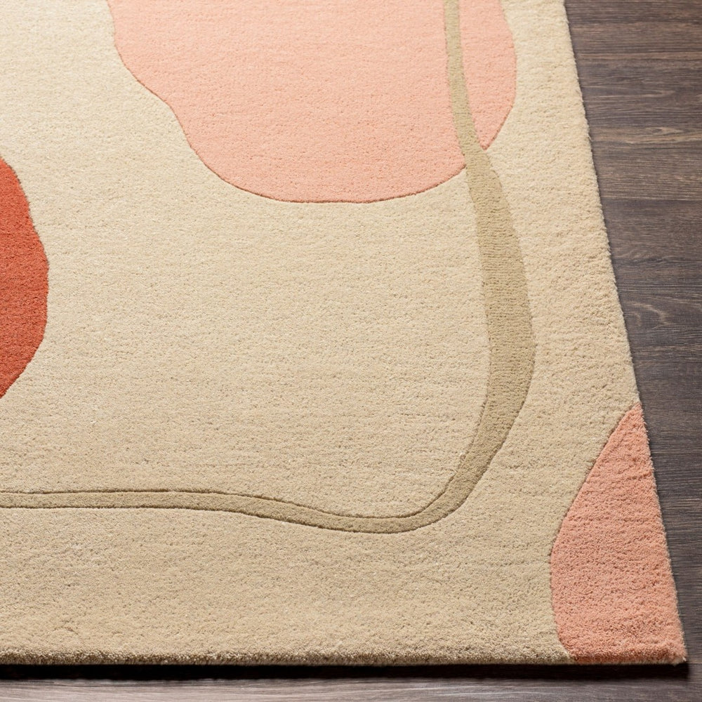 Livabliss Queens Hand Tufted Wool Accent Rug Minimalist Plush Pile for Entryway or Bedside Rust, Dusty Pin 8'10" x 12' QUN2307-81012