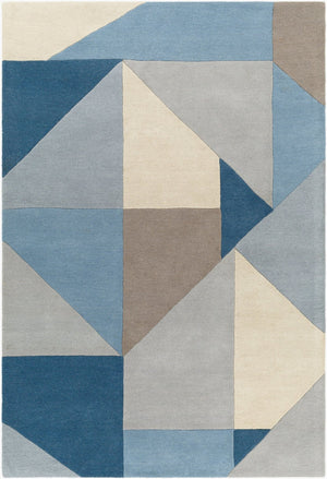 Livabliss Queens Hand-tufted Wool Accent Rug with High Low Pile for Modern Interiors QUN2309-35