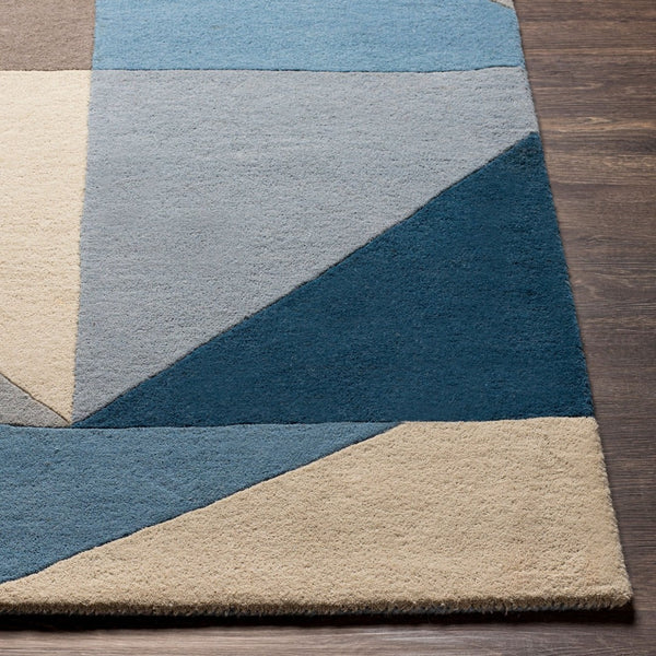 Livabliss Queens Hand-tufted Wool Accent Rug with High Low Pile for Modern Interiors QUN2309-35