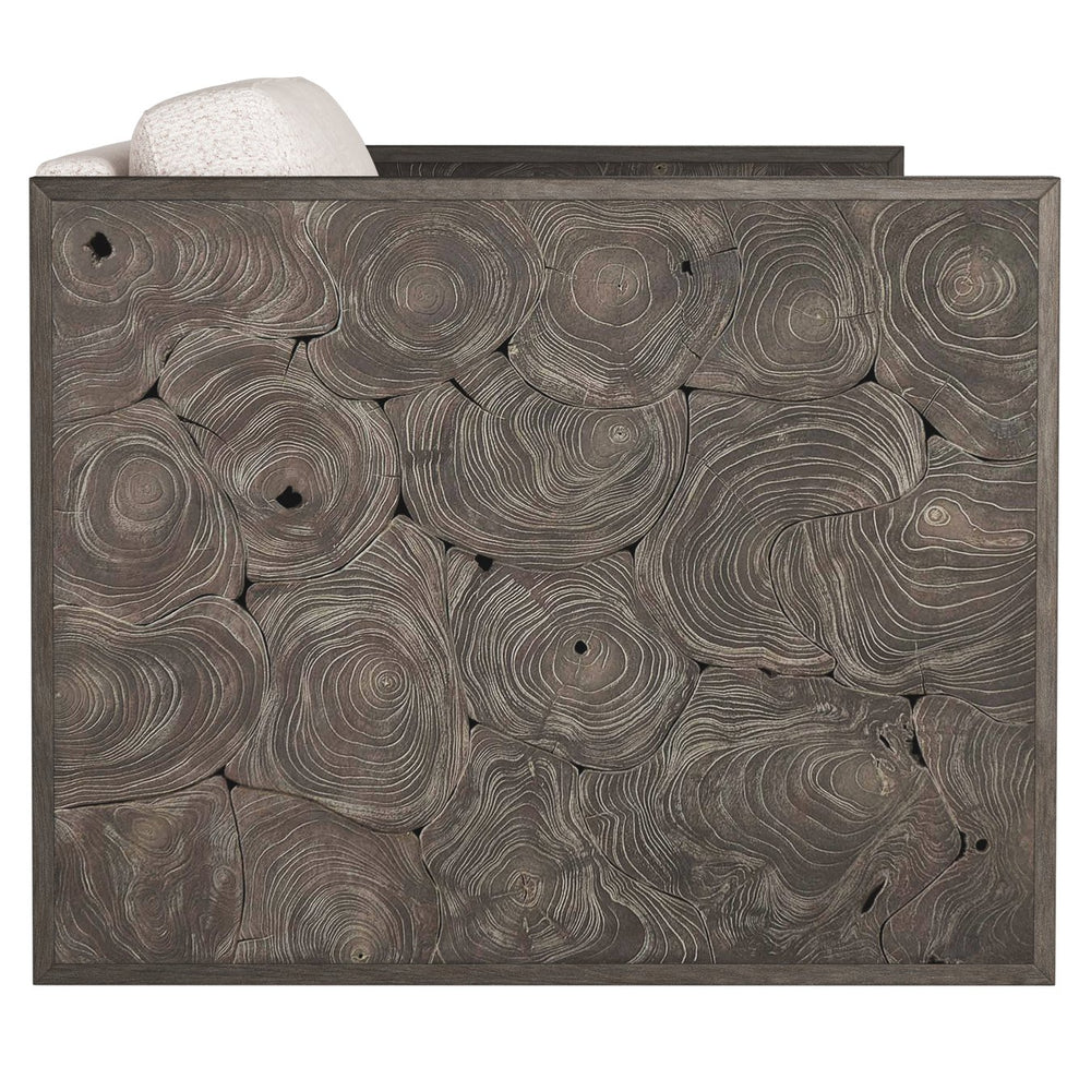 Bernhardt Bernhardt Madura Outdoor Sofa In Carbonized Teak With Plush Water-Resistant Cushions, 85.5" W - Made to Order O9457B