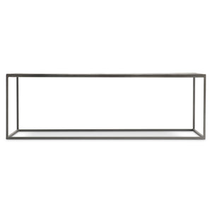 Bernhardt Bernhardt Modern Industrial Thompson Cocktail Table With Graphite Metal Top & Cast-Aluminum Base, Durable Design 525005