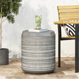 Christopher Knight Home® - Noble House - - Outdoor Lightweight Concrete Side Table