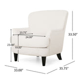 Christopher Knight Home® - Noble House - Hartshorn Contemporary Boucle Upholstered Club Chair