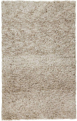 Feizy Rugs Stoneleigh Polyester Hand Tufted Luxury & Glam Rug Tan/Ivory 9' x 12'
