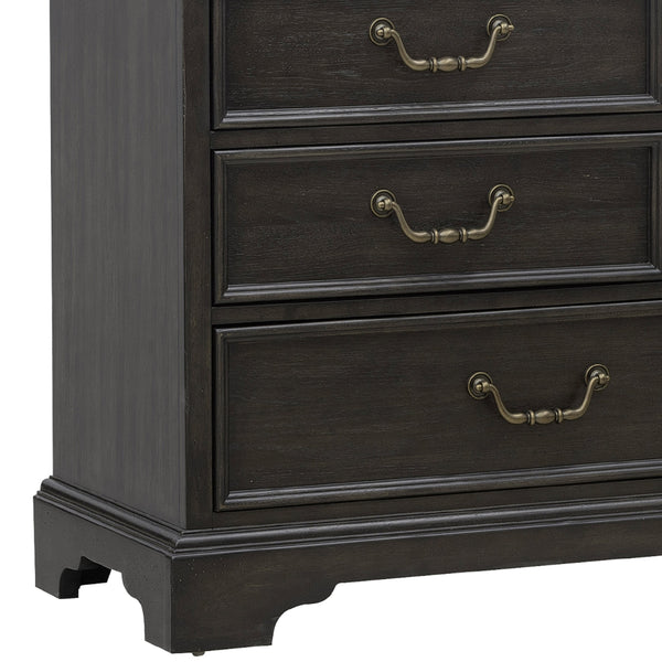Pulaski Furniture Hickory Creek 6 Drawer Chest - Timeless Elegance In Rich Brown Velvet Finish For Classic Interiors Brown Split Heart Cathedral Hickory Veneers P386100-pulaski