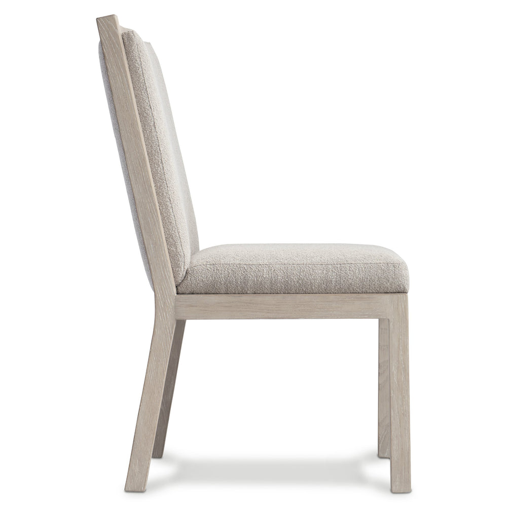 Bernhardt Bernhardt Prado Side Chair With Tawny Solid Wood Frame, Raised Upholstery, Cushioned Comfort 324541A