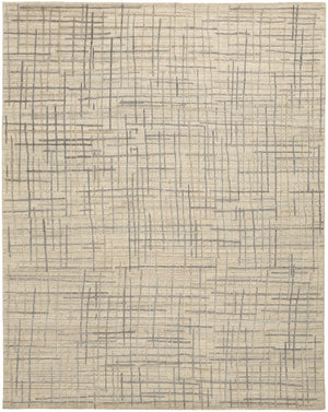 Feizy Rugs Kirkwood Hand Woven Viscose/Wool Rug With High-low Pile, Abstract Design For Elegant Home Decor Tan,Silver Viscose,Wool T08t8001bgeslvp00