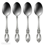 Oneida Louisiana Elegant Stainless Steel Dinner Spoons, Set of 4 - Mirror Finish