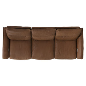 Bernhardt Bernhardt Sorrento Leather Power Motion Sofa With Usb, Plush Seating, Tufted Modern Design 387RLO