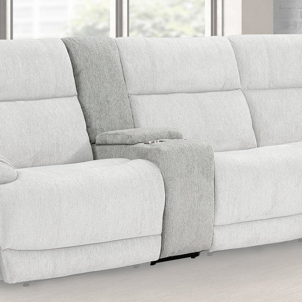 Parker House Parker Living Spencer - Stylish Armless Recliner With Power Footrest For Ultimate Comfort And Relaxation Light Grey 100% Polyester (W) Mspe#860-tpe