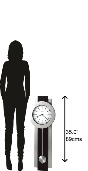 Hekman Furniture 625279 Bergen Wall Clock - Elegant Merlot Cherry Finish With Quiet Quartz Movement For Home Decor  Bergen Wall Clock 625279