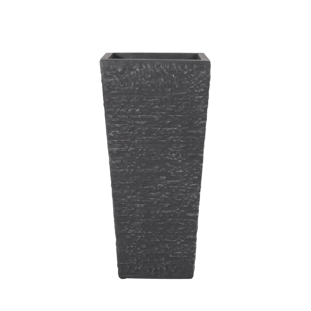 English Elm Mgo Concrete Tall Column Planter Handcrafted Outdoor Vertical Garden Accent Piece 73344.00