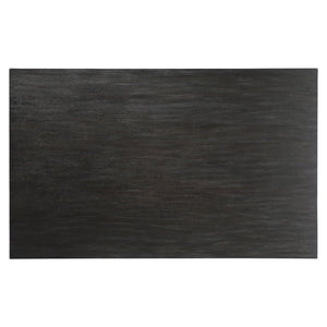 Bernhardt Bernhardt Micah Cocktail Table In Wire-Brushed Quartered White Oak Black Truffle Finish, Sculptural Geometric Centerpiece For Contemporary Living Rooms 557021