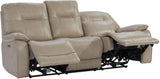 Parker House Parker Living Axel - Parchment Power Reclining Sofa Parchment 83% Polyester, 17% PU (W) MAXE#832PH-PAR