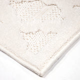Orian Rugs Crochet Maxine Stri Machine Woven Polypropylene Global Area Rug Natural Polypropylene