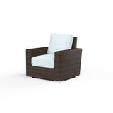 Montecito Club Chair in Canvas Skyline w/ Self Welt SW2501-21-14091 Sunset West