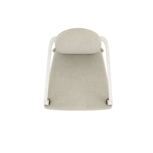 A.R.T. Furniture Ashlar Coastal Modern Arm Chair In Bisque - Upholstered Linen-blend Seat, Elegant Design & Floor Glides - Set Of 2 Beige Parawood Solids,Birch Veneers,Foam,Fabric 333207-2250
