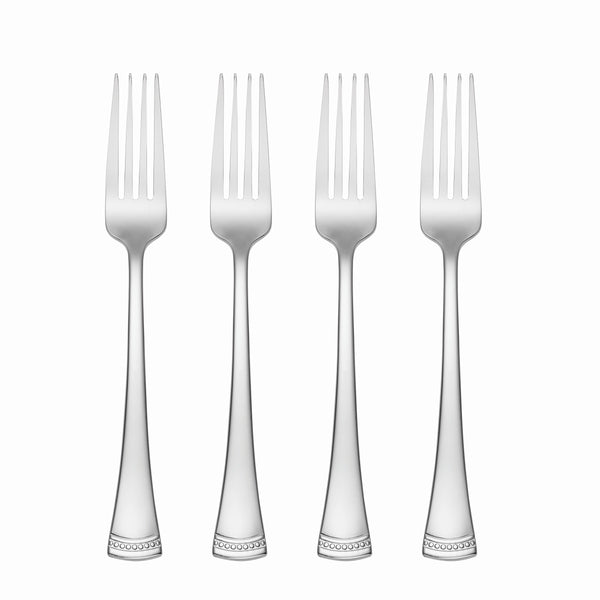 Lenox Portola Dinner Forks, Set of 4 Metallic, STAINLESS METAL 894750
