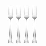 Portola Elegant Stainless Steel Dinner Forks, Set of 4 with Mirror Finish, Dishwasher Safe