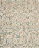 Nourison Vail VAI02 Handmade Tufted No Border Indoor Only Modern Coastal, Nautical & Beach Rug Ivory Green, Ivory Green 100% Wool 99446794369