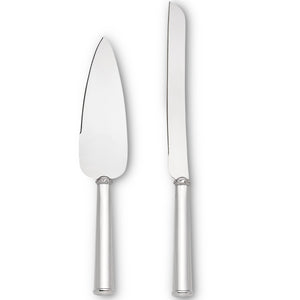 Lenox Devotion 2-Piece Cake Knife & Server Dessert Set Metallic, SLVR PLATE METAL 825522