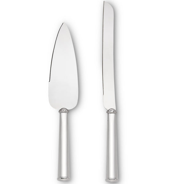 Lenox Devotion 2-Piece Cake Knife & Server Dessert Set Metallic, SLVR PLATE METAL 825522