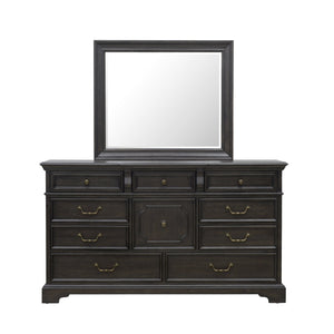 Pulaski Furniture Hickory Creek 6 Drawer Chest - Timeless Elegance In Rich Brown Velvet Finish For Classic Interiors Brown Split Heart Cathedral Hickory Veneers P386100-pulaski
