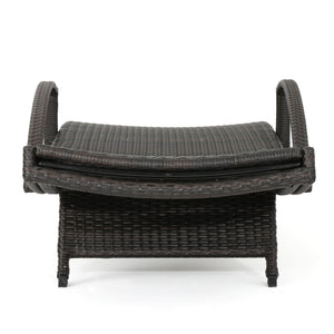 English Elm Christopher Knight Home® - Salem Pe Wicker Chaise Lounge With Adjustable Back, Weather-Resistant Design For Ultimate Comfort 52005.00ARM