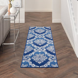 Nourison Whimsicle WHS01 Machine Made Power-loomed No Border Indoor Only Farmhouse  Rug Blue, Blue 100% Polypropylene 99446830432