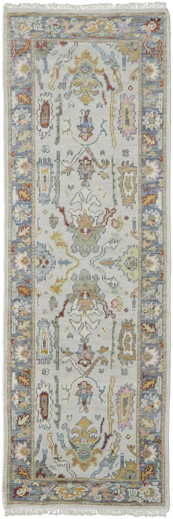 Feizy Rugs Karina Hand-knotted Wool Rug - Timeless Elegance And Modern Functionality For Sophisticated Decor Blue,Gray,Gold Wool 9096794fblumlti6a