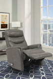Parker House Parker Living Gemini - Ice Swivel Glider Recliner Ice Top Grain Leather with Match (X) MGEM#812GS-ICE