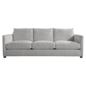 Bernhardt Bernhardt Rory Sofa In Portobello Fabric — Deep Feather-Down Cushions, Angled Panels, Made-To-Order P7857A