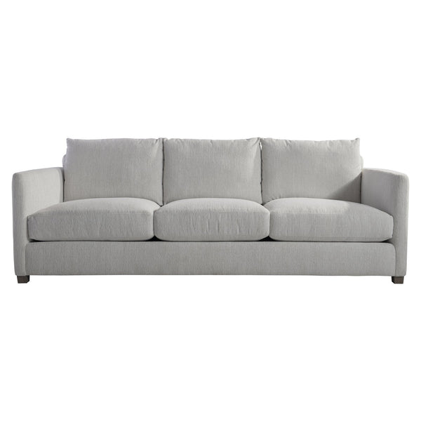 Bernhardt Bernhardt Rory Sofa In Portobello Fabric — Deep Feather-Down Cushions, Angled Panels, Made-To-Order P7857A