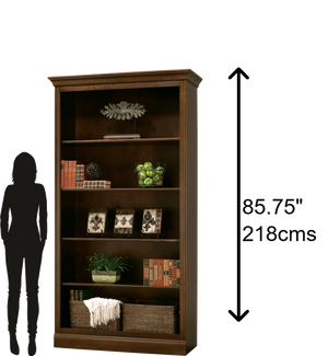 Hekman Furniture 920012 Center Bookcase - Elegant Wood Design With Ample Storage And Adjustable Shelves For Home Office Saratoga ,Hekman Furniture Center Bookcase 920000