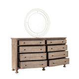 Higgins Street 8-Drawer Dresser Brown with Woodland Stone Finish P349100 Pulaski Furniture