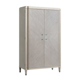 Zoey Storage Armoire Cabinet Silver P344120 Pulaski Furniture