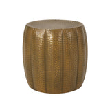 Christopher Knight Home® - Noble House - - Gold Hammered End Tables (Set Of 2)