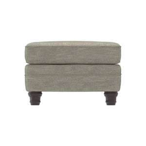 Bernhardt Bernhardt Tarleton Ottoman - 52"W Rectangular Upholstered Bench With Turned Legs, Versatile Seating/Table Finish Options - Made to Order B4261G