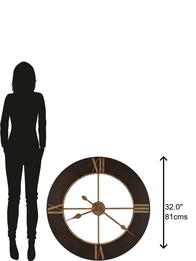 Hekman Furniture 625747 Howard Miller Chasum Oversized Wall Clock - Elegant Design & Premium Quartz Movement  Chasum Gallery Wall Clock 625747