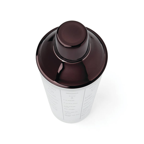 Lenox Cambridge Black Nickel Glass Recipe Shaker NO COLOR METAL 9391GSTDS