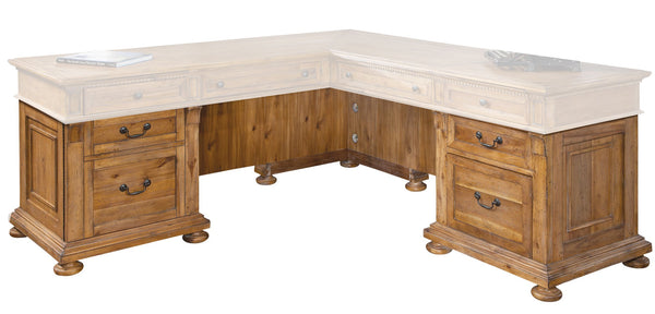 Hekman Furniture 79307p Peds And Modesty Panels - , Stylish Privacy Solution For Modern Spaces Wellington Natural Peds And Modesty Panels 79307p