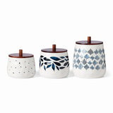 Lenox Blue Bay 3-Piece Canister Set Multi, WHITE PORCELAIN 894647