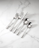 Lenox Kate Spade Malmo Satin 5-Piece Flatware Place Setting Metallic, STAINLESS METAL 882282