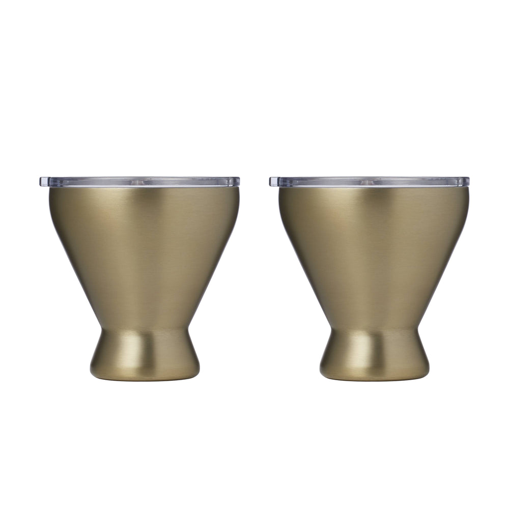 Lenox Cambridge 11 Oz Gold Insulated Cocktail Tumblers, Set of 2 NO COLOR METAL EP81MGCB2DS