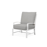 Bristol Club Chair Canvas Flax in Canvas Granite w/ Self Welt SW501-21-5402 Sunset West