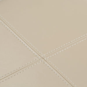 English Elm Avalon 5-Piece Storage Ottoman Set In Satin Cream - Versatile Seating & Hidden Storage Solution B136P159758