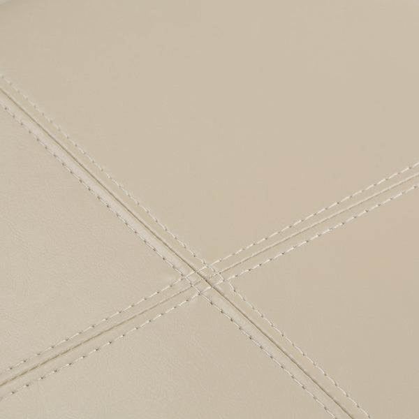 English Elm Avalon 5-Piece Storage Ottoman Set In Satin Cream - Versatile Seating & Hidden Storage Solution B136P159758