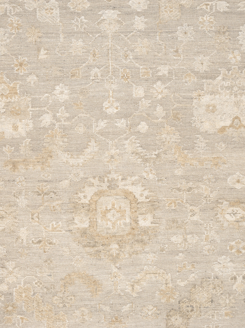 Pasargad Pasargad Home Oushak Hand-Knotted Wool Rug Traditional Floral For Large Living Rooms PADR-03 9X12