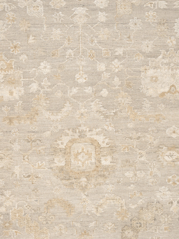 Pasargad Pasargad Home Oushak Hand-Knotted Wool Rug Traditional Floral For Large Living Rooms PADR-03 9X12