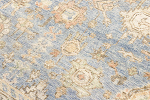 Pasargad Pasargad Home Oushak Hand-Knotted Wool Rug Floral Traditional Living Room Accent PASP-66 9X12